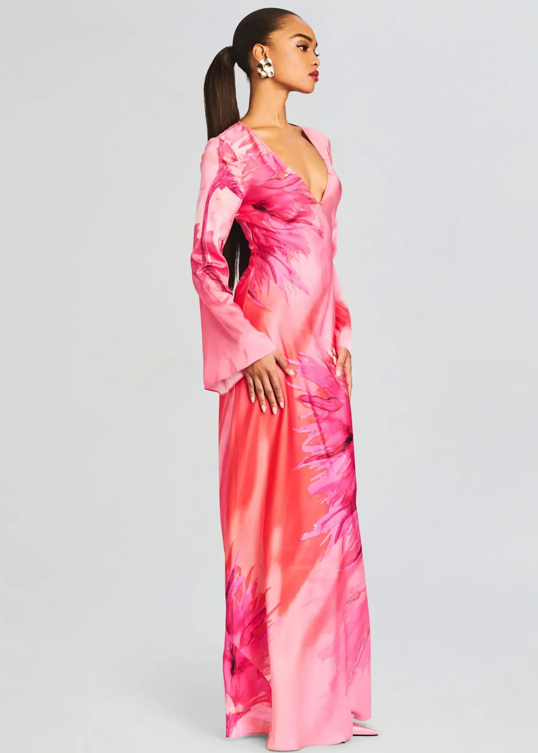 Retrofete Abira Long Dress Pink Store