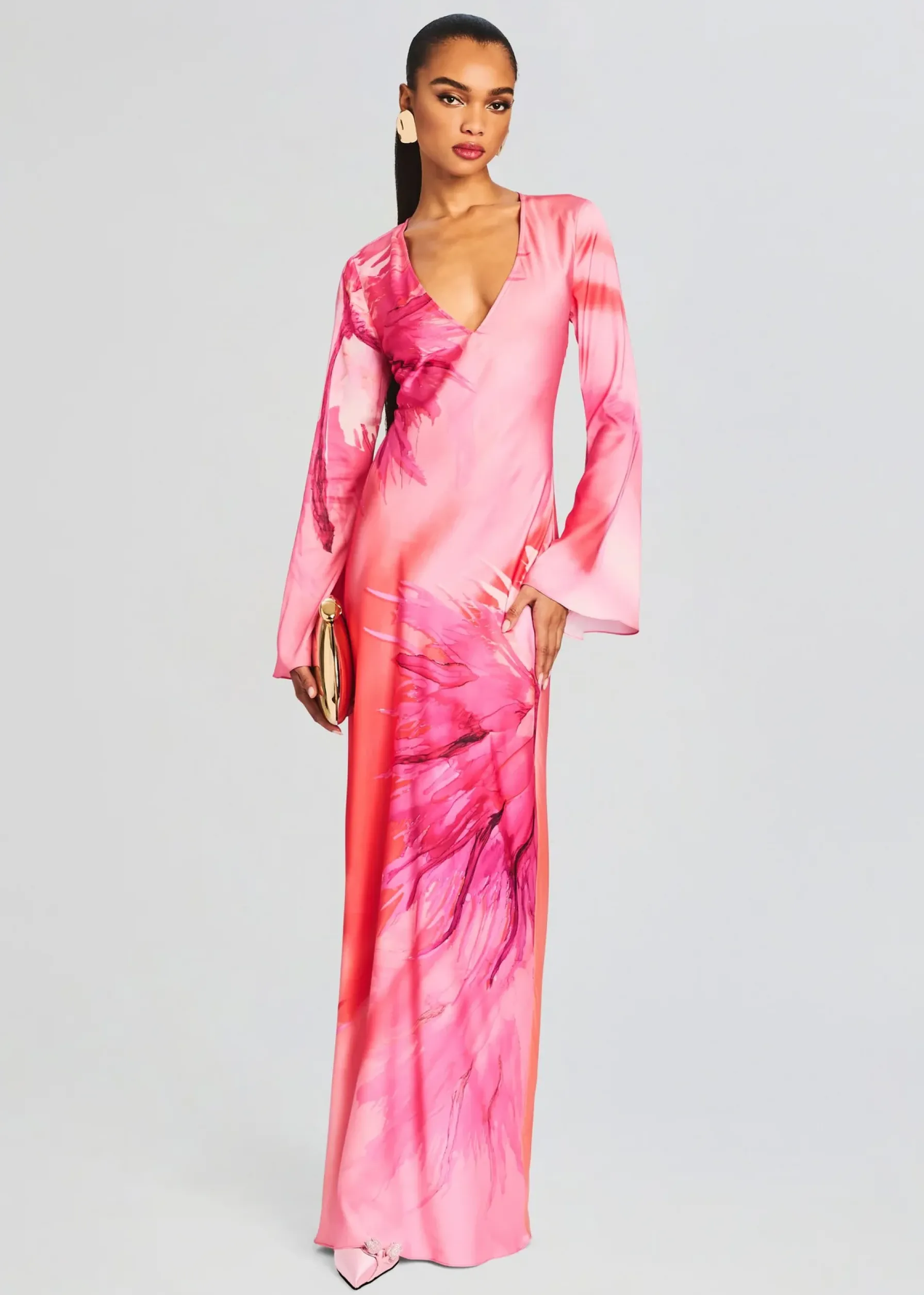 Retrofete Abira Long Dress Pink Store