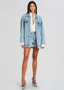 Retrofete Ace Embellished Denim Jacket Tangier Best Sale