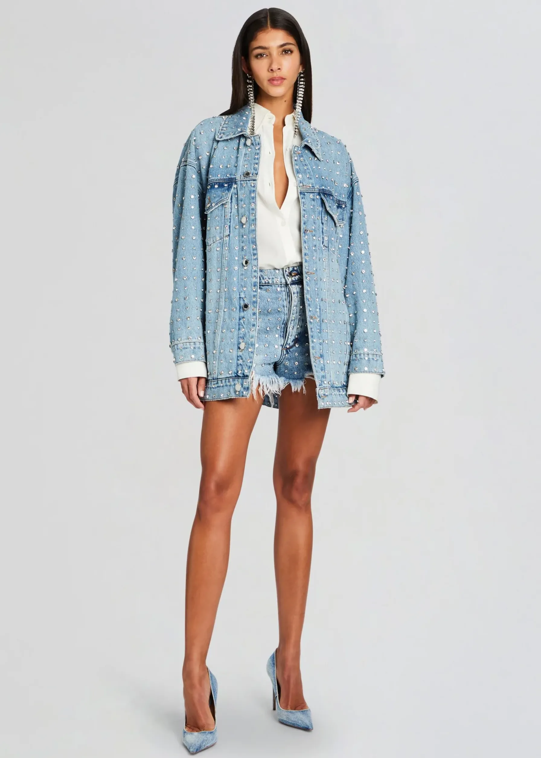Retrofete Ace Embellished Denim Jacket Tangier Shop