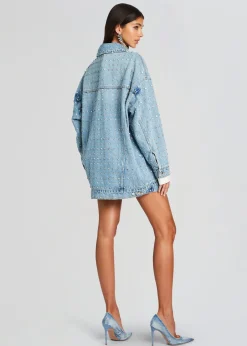 Retrofete Ace Embellished Denim Jacket Tangier Discount