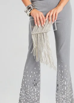 Retrofete Adley Crystal Bag Clear/Silver Cheap