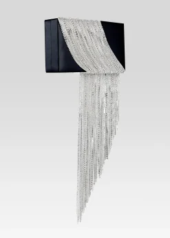 Retrofete Adley Crystal Bag Black/Silver Hot