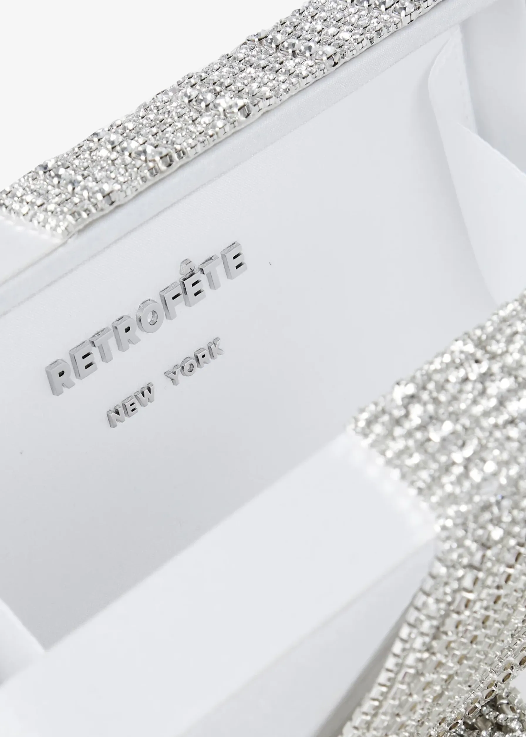 Retrofete Adley Crystal Bag White Shop