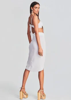 Retrofete Agam Skirt White Cheap