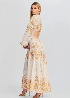 Retrofete Aira Long Dress Off White Shop