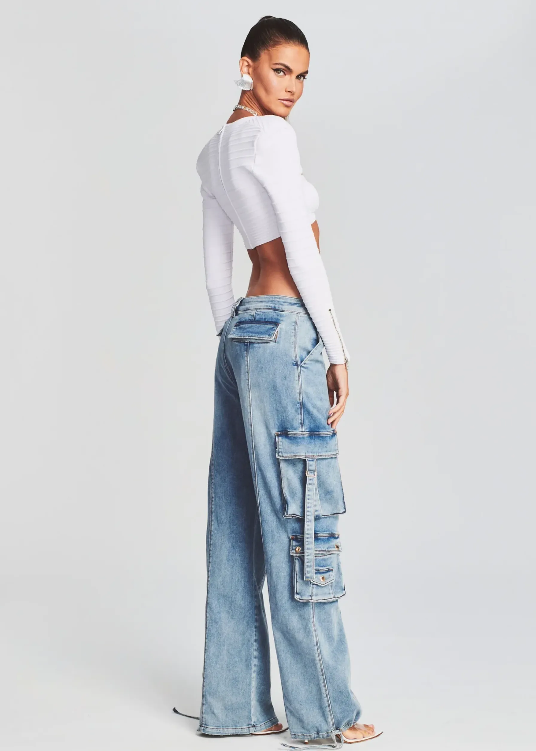 Retrofete Alejandra Cargo Pant Vintage Celeste Online