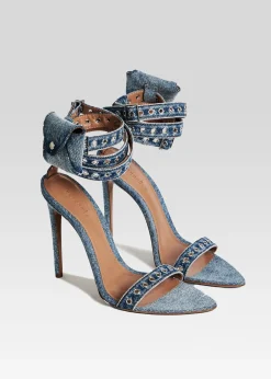 Retrofete Alessandra Sandal Denim New