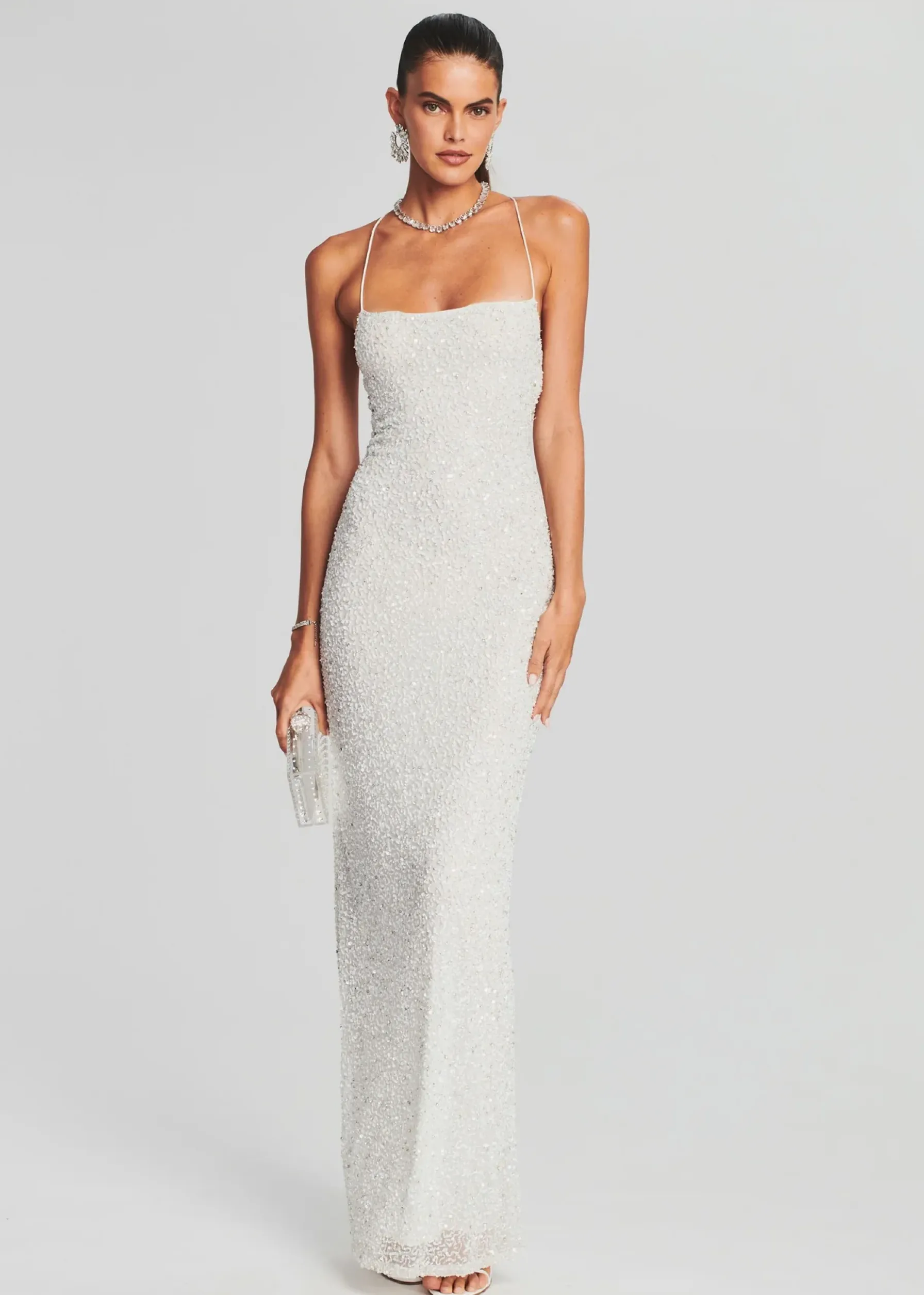 Retrofete Alice Sequin Dress White Best Sale