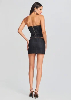 Retrofete Allie Denim Top Rinse Best