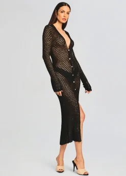 Retrofete Allison Crochet Cardigan Black Online