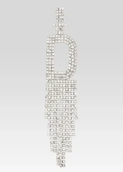 Retrofete Alphabet Earring Silver New