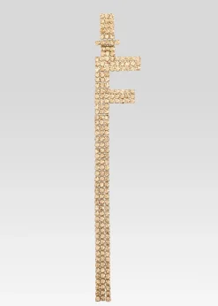 Retrofete Alphabet Earring Gold Clearance