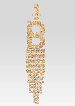 Retrofete Alphabet Earring Gold New