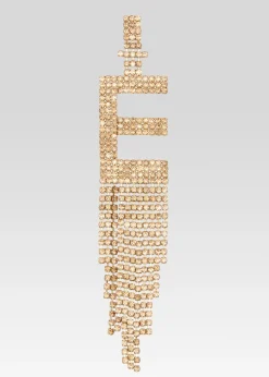 Retrofete Alphabet Earring Gold New