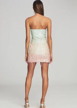 Retrofete Anastasia Sequin Dress Feather Hot