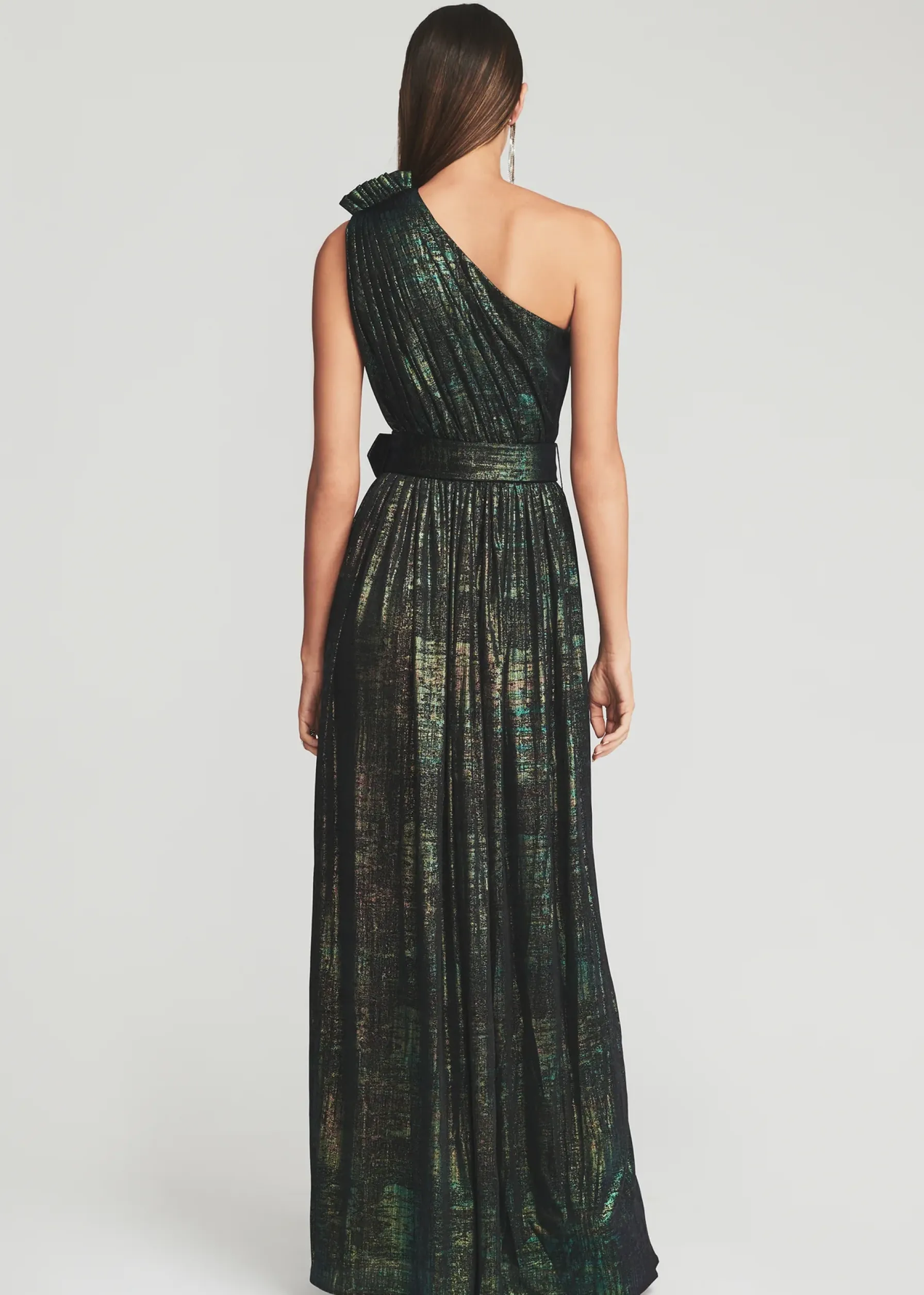 Retrofete Andrea Maxi Dress Green Print Fashion