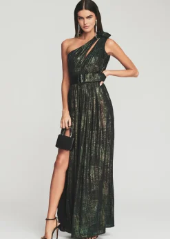 Retrofete Andrea Maxi Dress Green Print Fashion