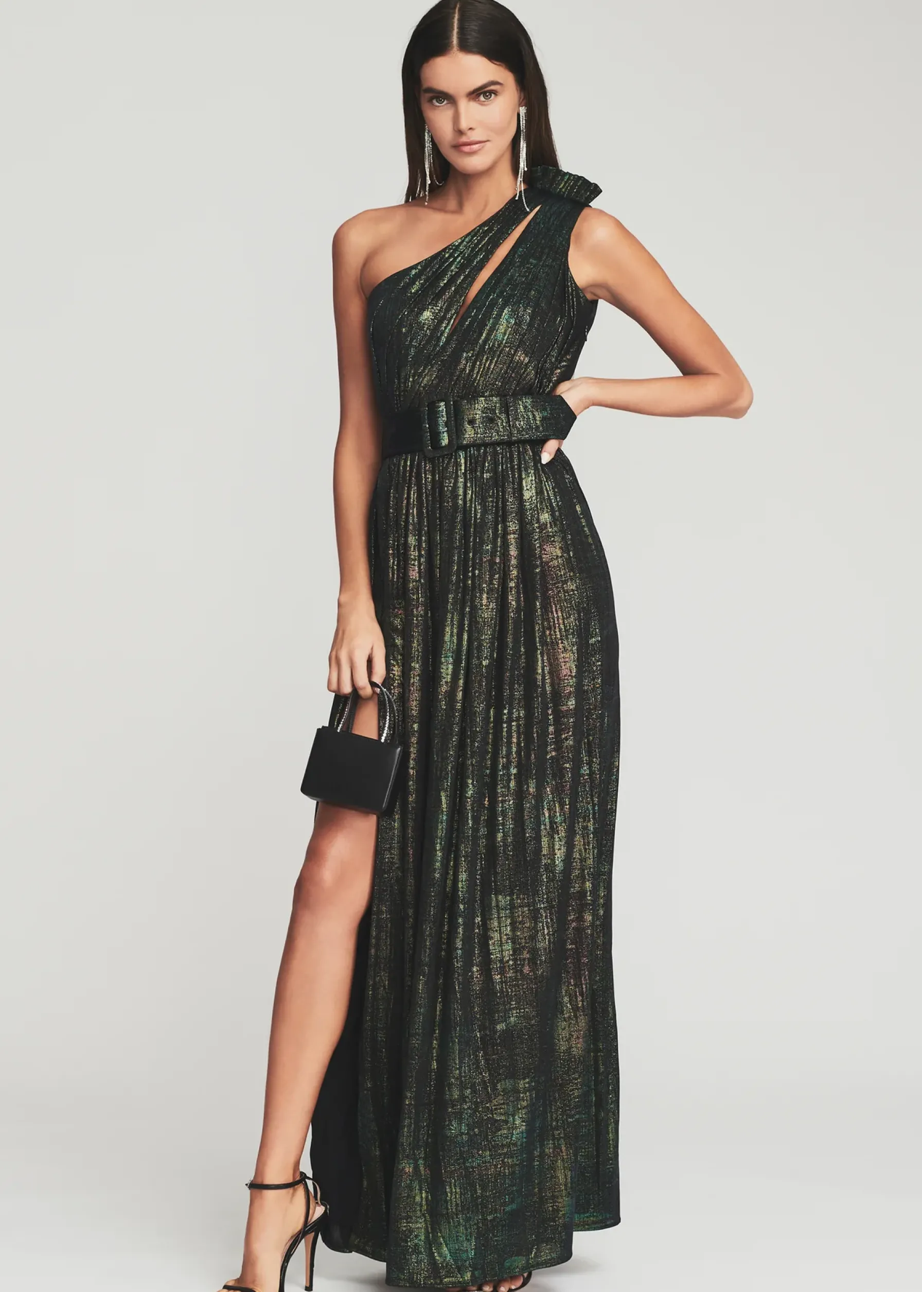 Retrofete Andrea Maxi Dress Green Print Fashion