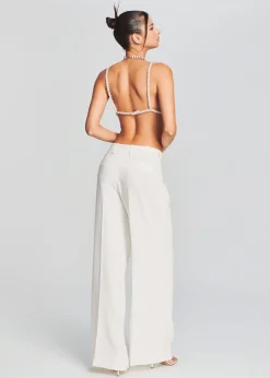 Retrofete Antonia Pant White New