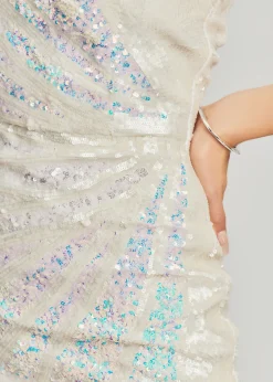 Retrofete Arabelle Sequin Dress White Best