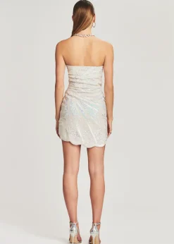 Retrofete Arabelle Sequin Dress White Online