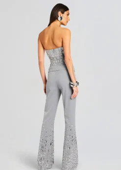 Retrofete Aram Embellished Pant Gray/Silver Fashion