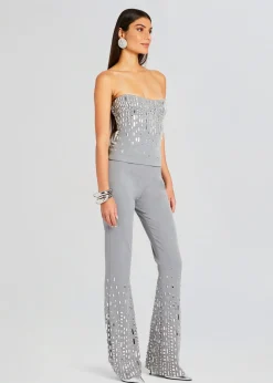 Retrofete Aram Embellished Pant Gray/Silver Best Sale