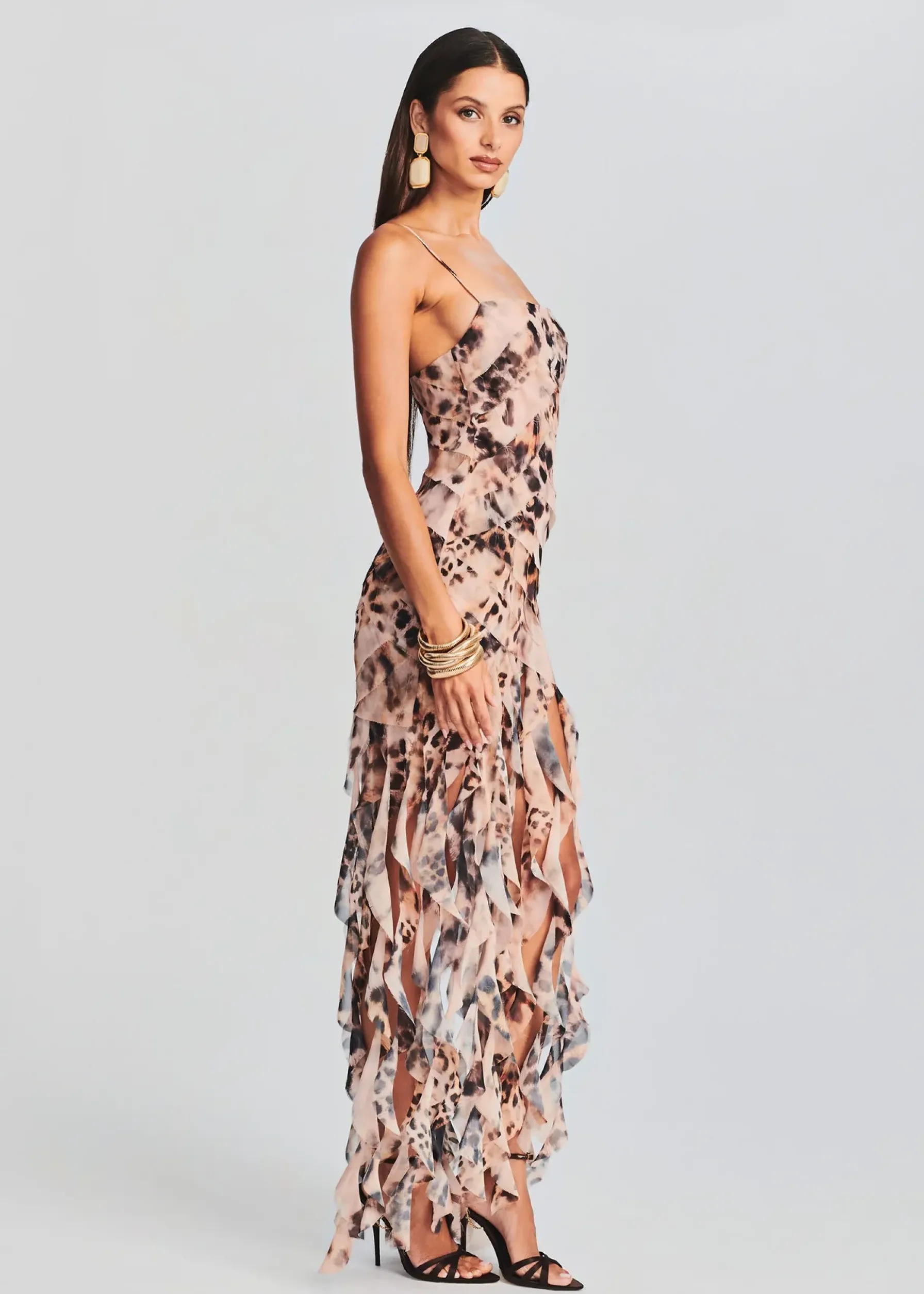 Retrofete Aria Dress Vintage Cheetah Flash Sale