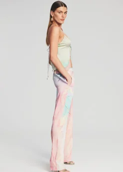 Retrofete Arlene Silk Top Watercolor Marble Cheap