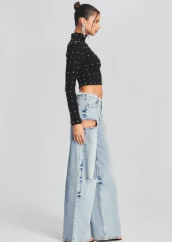 Retrofete Aston Wide Leg Jean Coastline Cheap