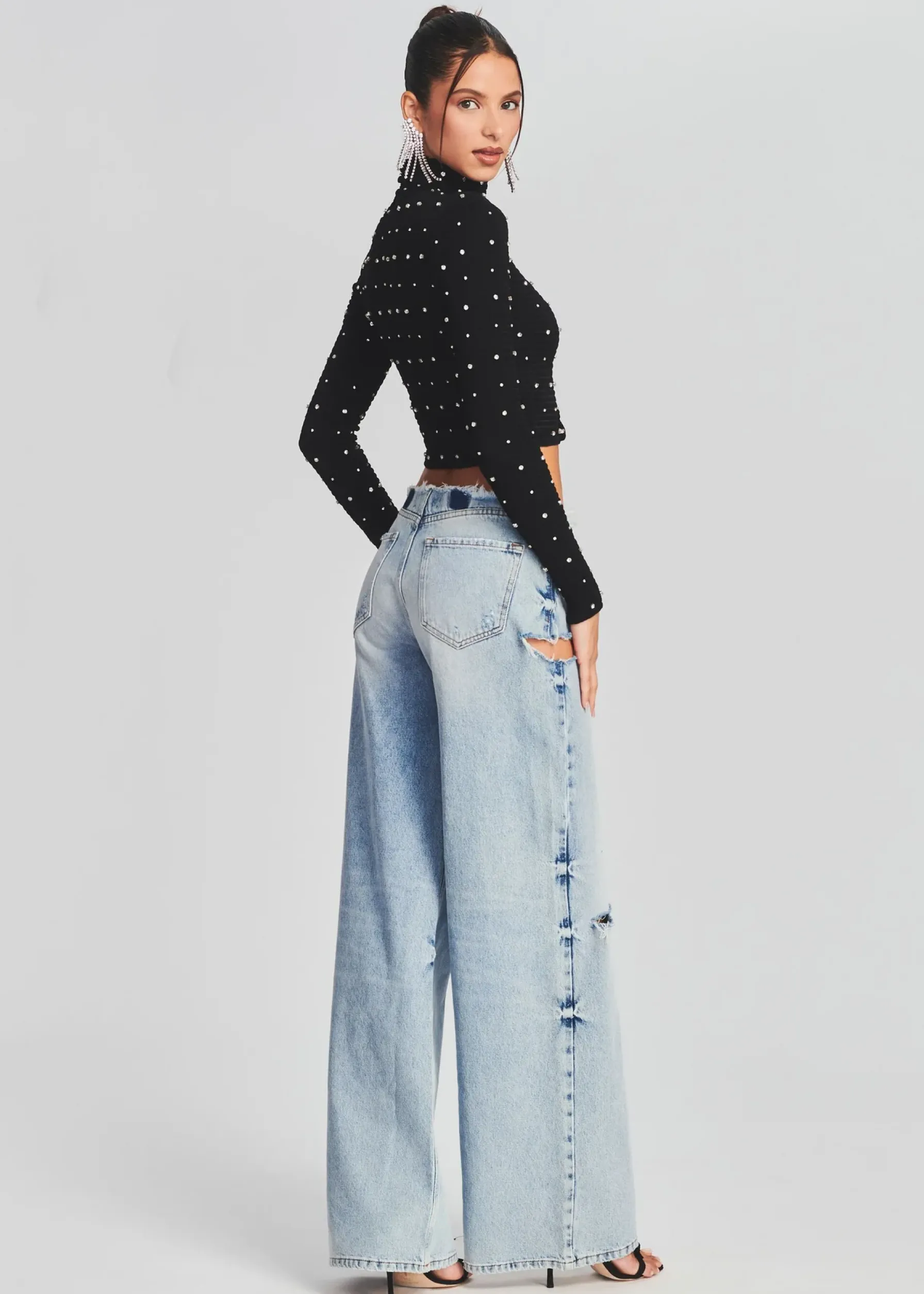 Retrofete Aston Wide Leg Jean Coastline Best Sale