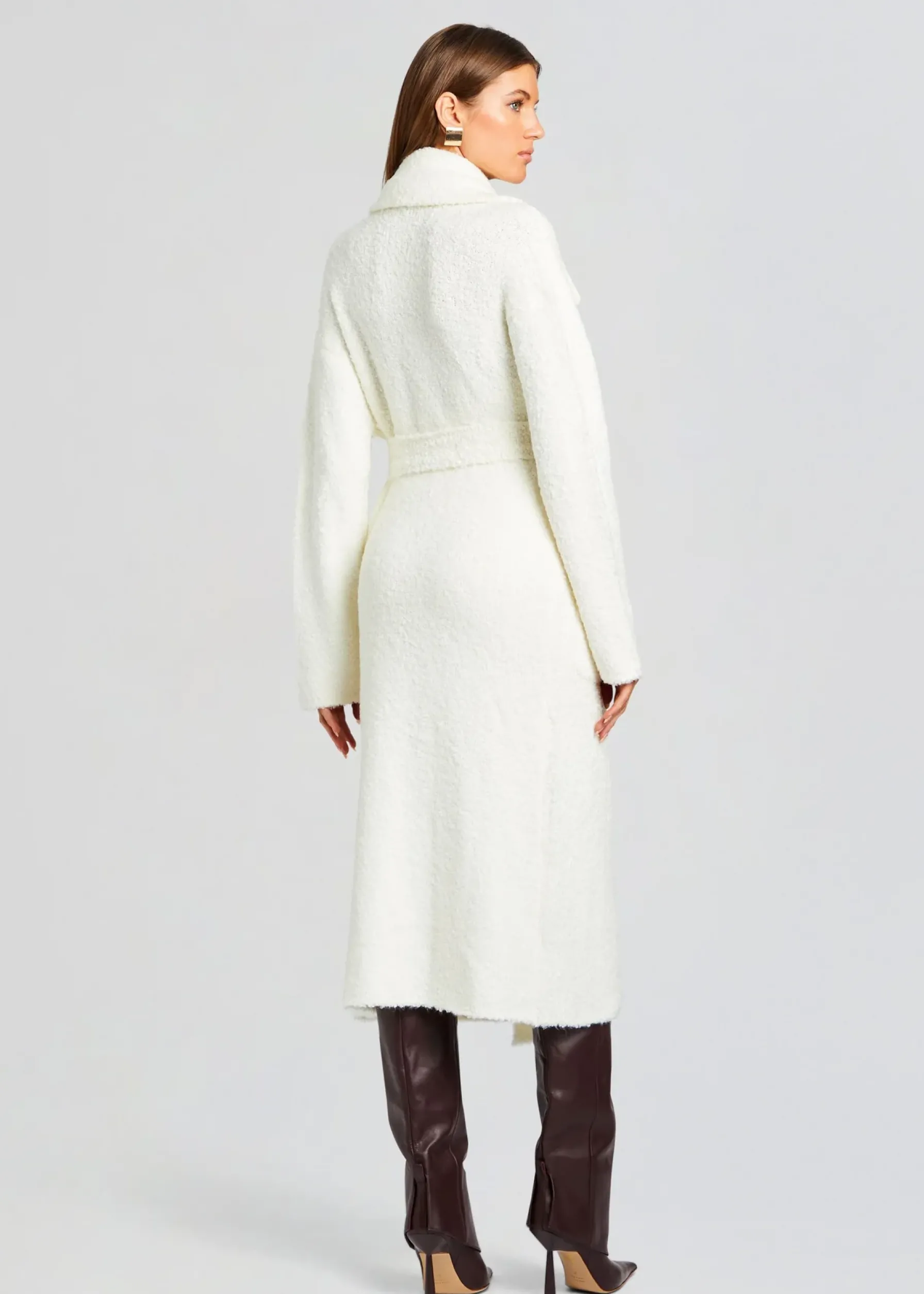 Retrofete Athena Boucle Robe Winter White Store
