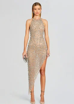 Retrofete Audacia Embellished Dress Silver Outlet