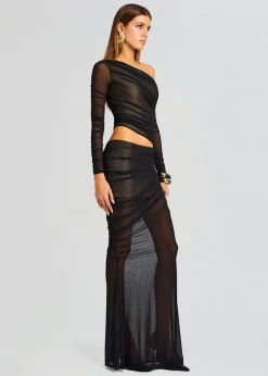 Retrofete Aura Dress Black/Nude Cheap