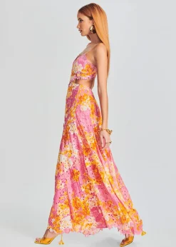 Retrofete Auril Long Dress Pink Online