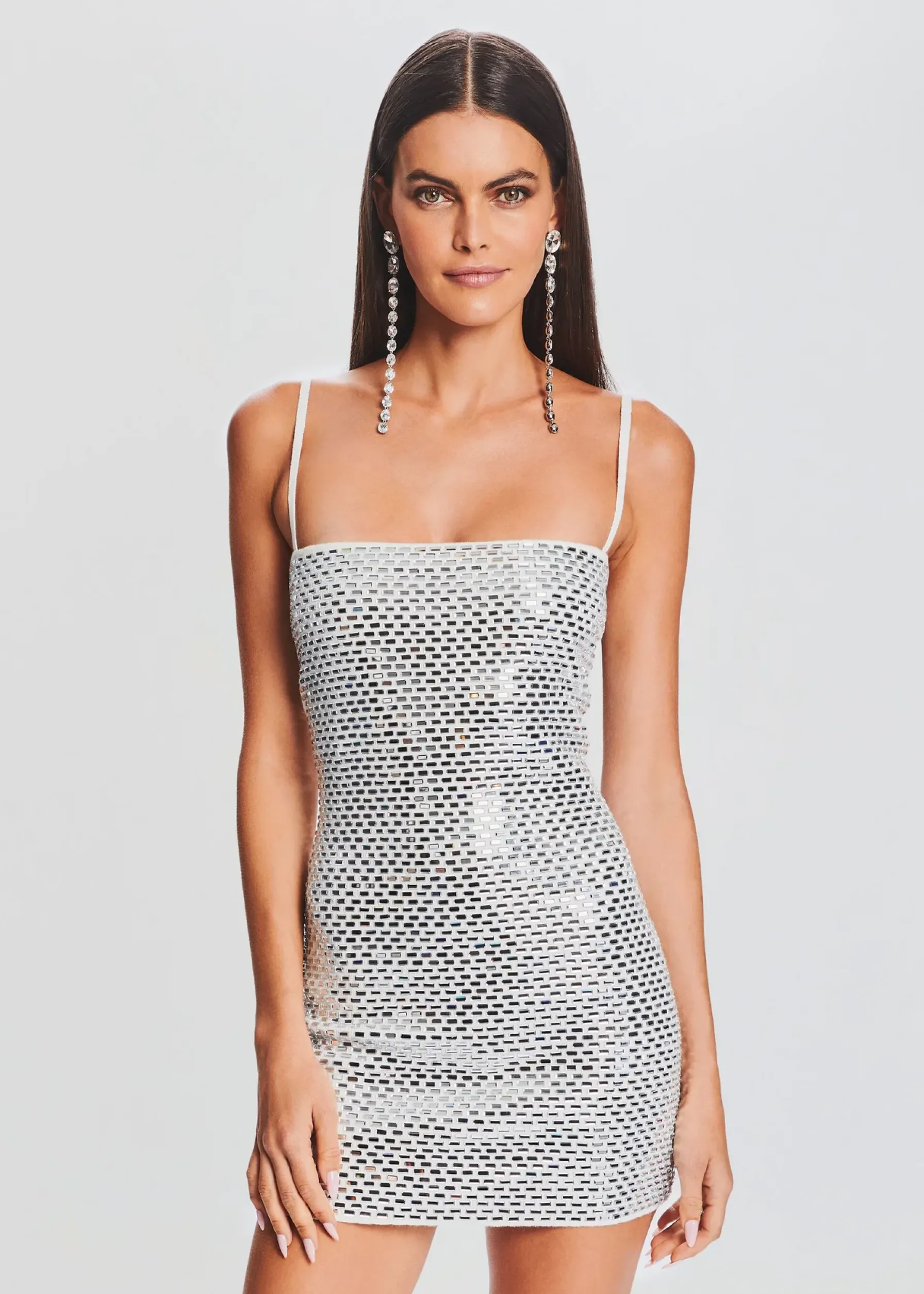 Retrofete Avanyah Embellished Knit Dress White Best