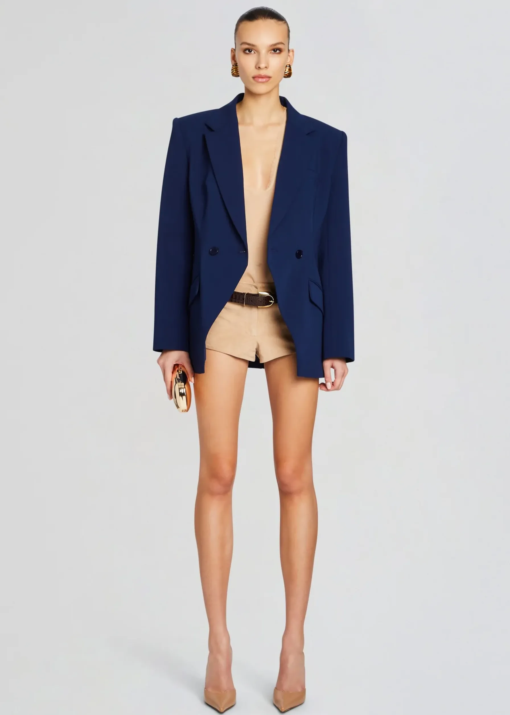 Retrofete Aven Leather Short Sand New