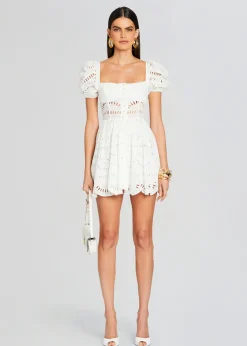 Retrofete Ayiak Short Dress White Samoa Best