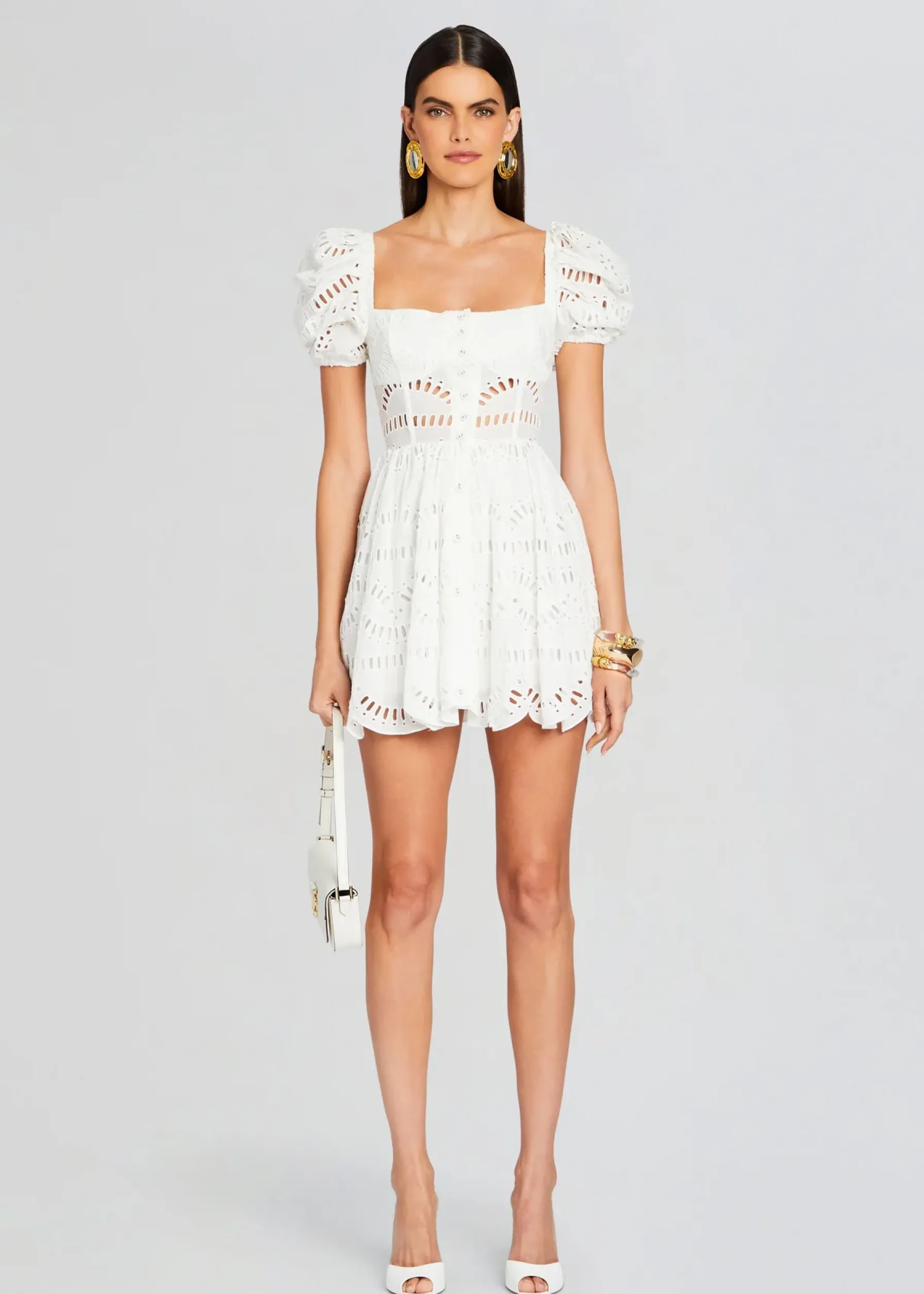 Retrofete Ayiak Short Dress White Samoa Shop