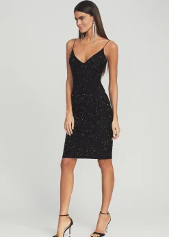 Retrofete Billie Sequin Dress Black Cheap