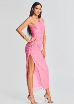 Retrofete Bree Maxi Dress Pink New