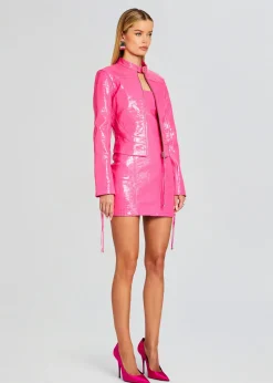 Retrofete Brynn Leather Jacket Paradise Pink Best