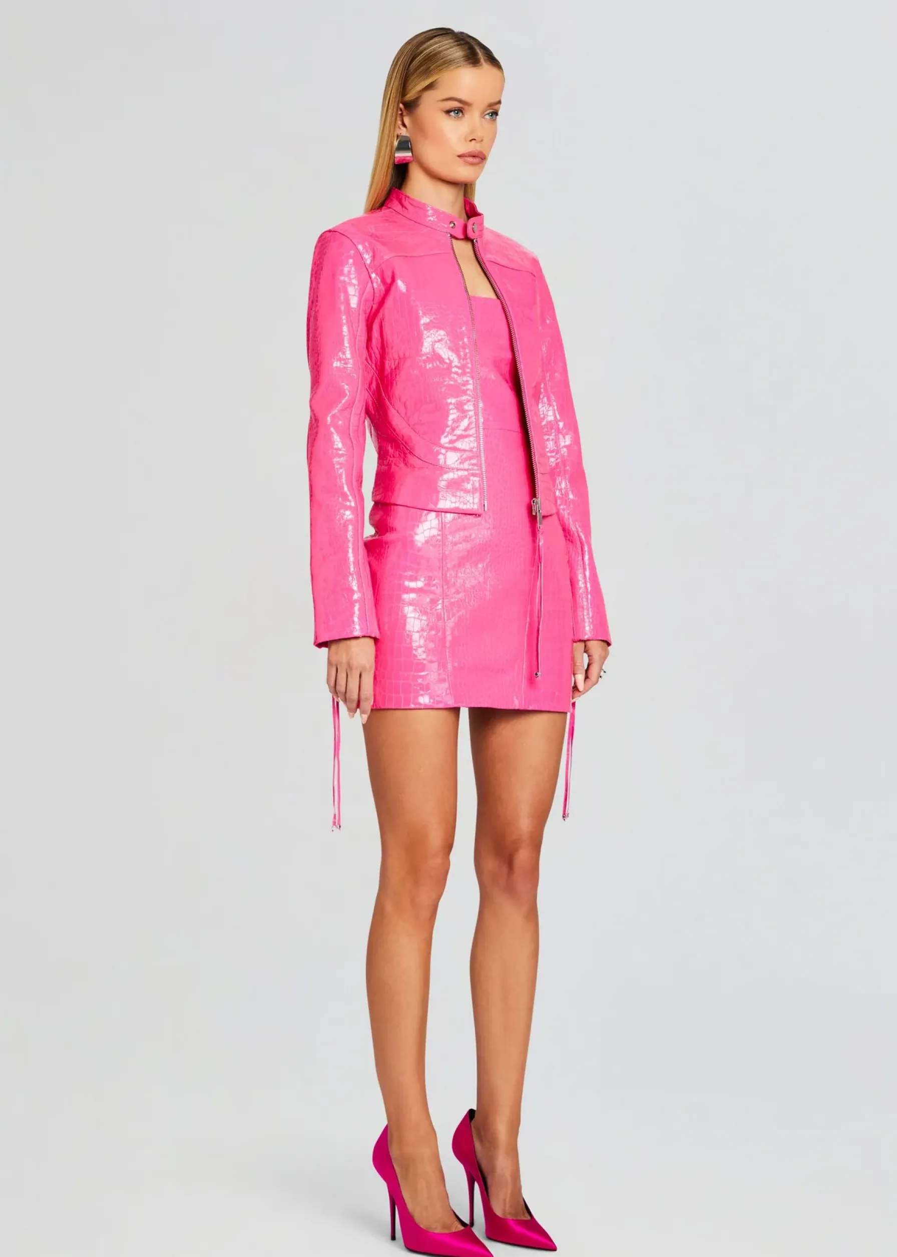 Retrofete Brynn Leather Jacket Paradise Pink Best