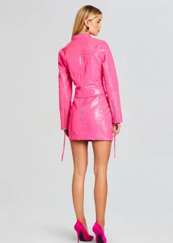 Retrofete Brynn Leather Jacket Paradise Pink Best