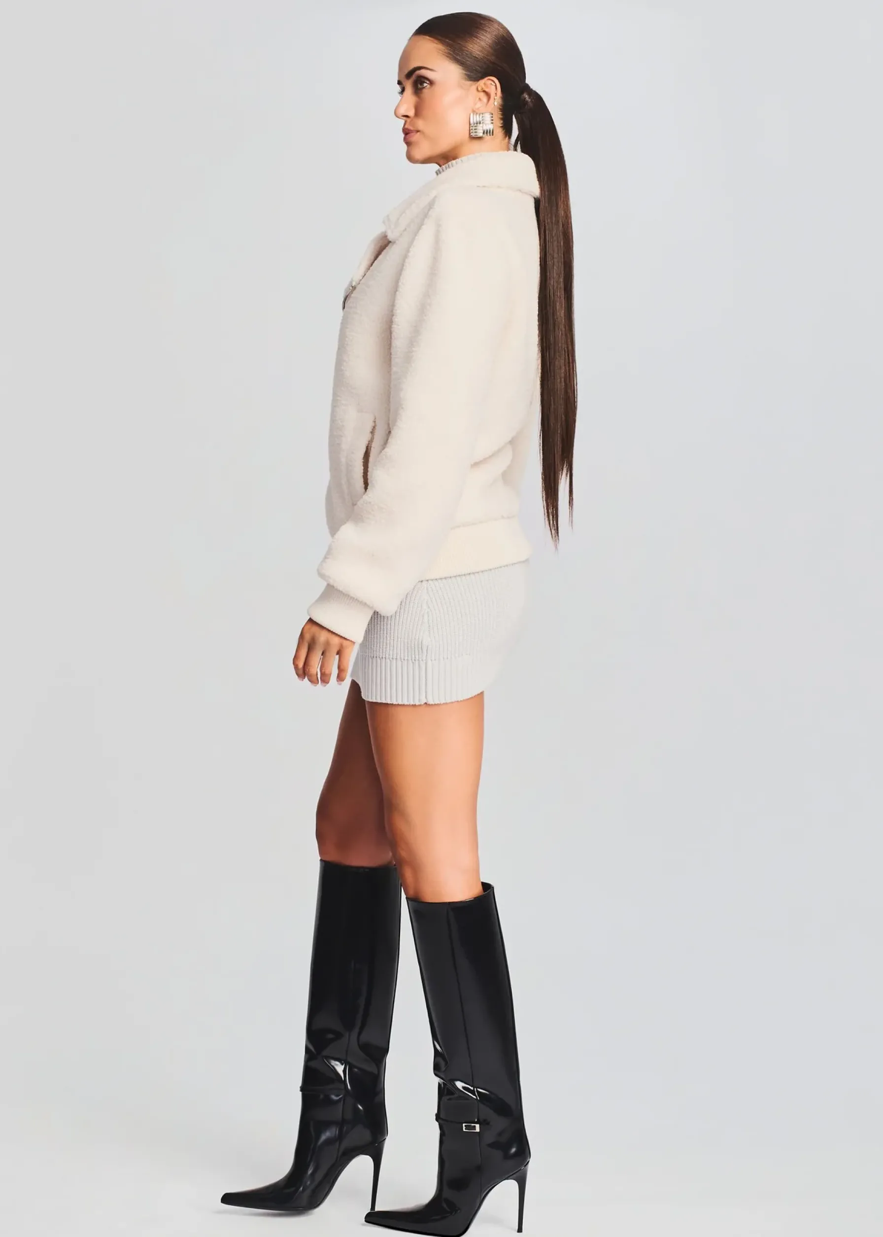 Retrofete Caleb Teddy Jacket Cream Outlet