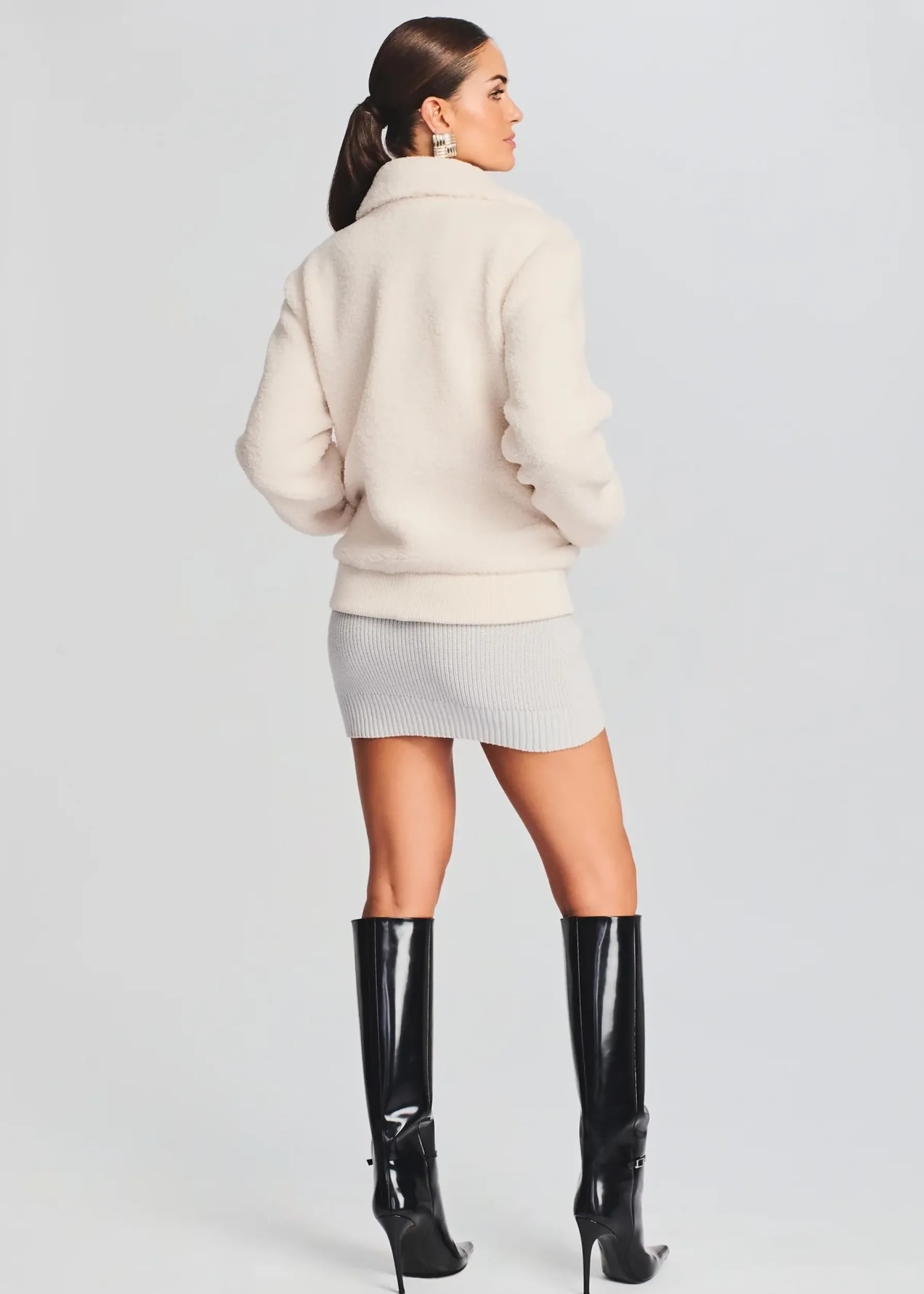 Retrofete Caleb Teddy Jacket Cream Outlet