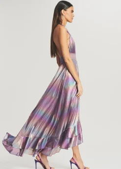 Retrofete Calico Dress Lilac Aurora Clearance