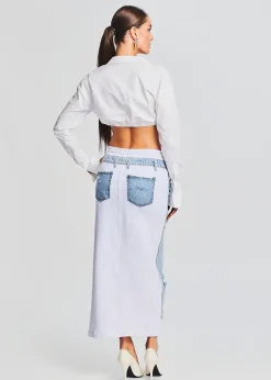 Retrofete Calla Maxi Skirt Tidal Sale