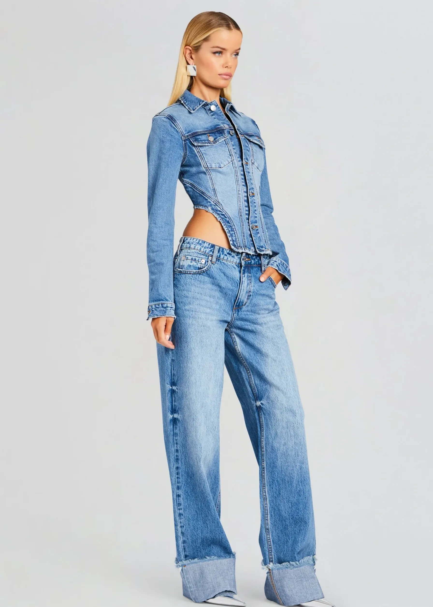 Retrofete Carolina Denim Jacket River Best Sale